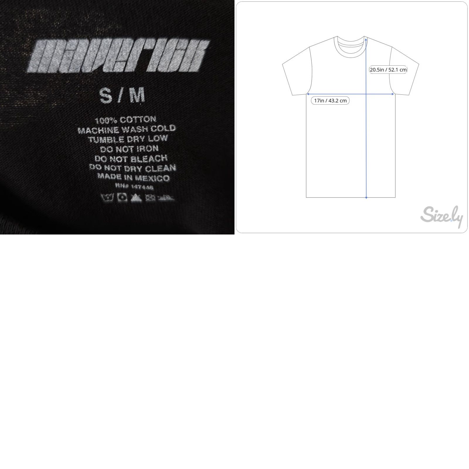 Vintage Maverick Crop Top T Shirt Womens Size Small Black Logan Paul Streetwear Shirt Womens Small Black Crop Top Maverick Streetwear Size S / US 4 / IT 40 - 8 Thumbnail