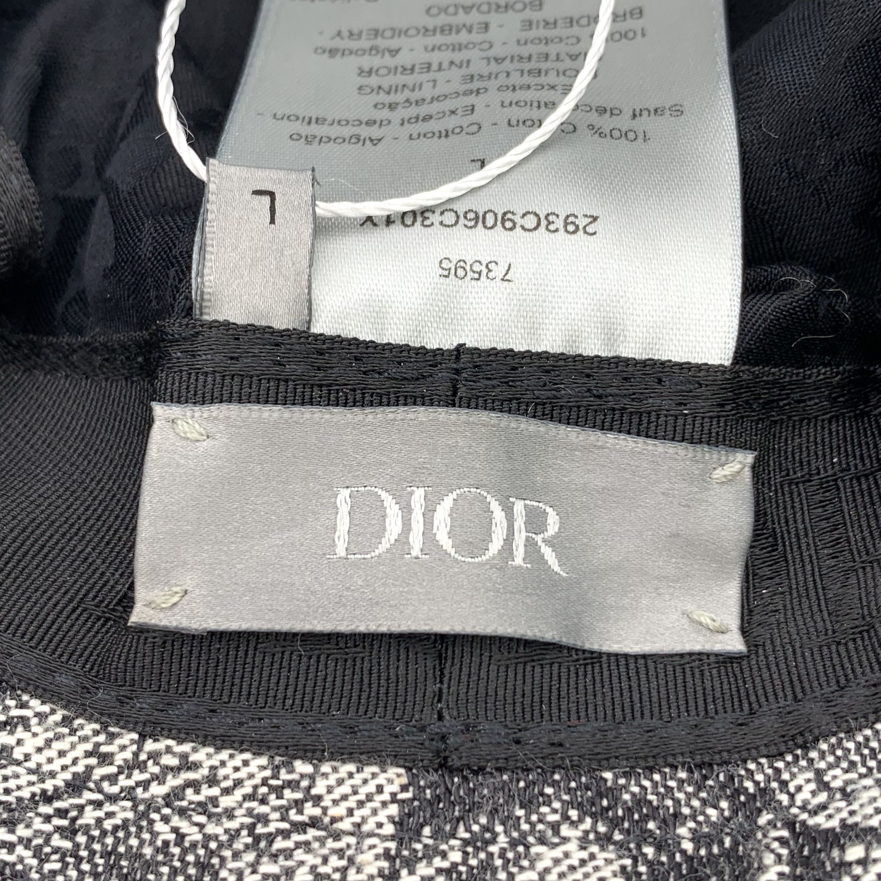 Dior Dior Jardin Embroidered Bucket Hat Size L Size ONE SIZE - 7 Thumbnail