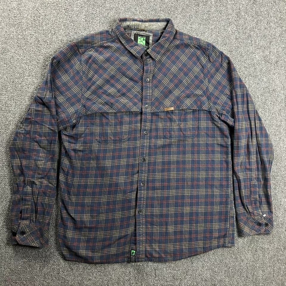 HippyTree Hippytree Flannel Shirt Men Large Plaid Surf & Stone Nomad Size US L / EU 52-54 / 3 - 1 Thumbnail
