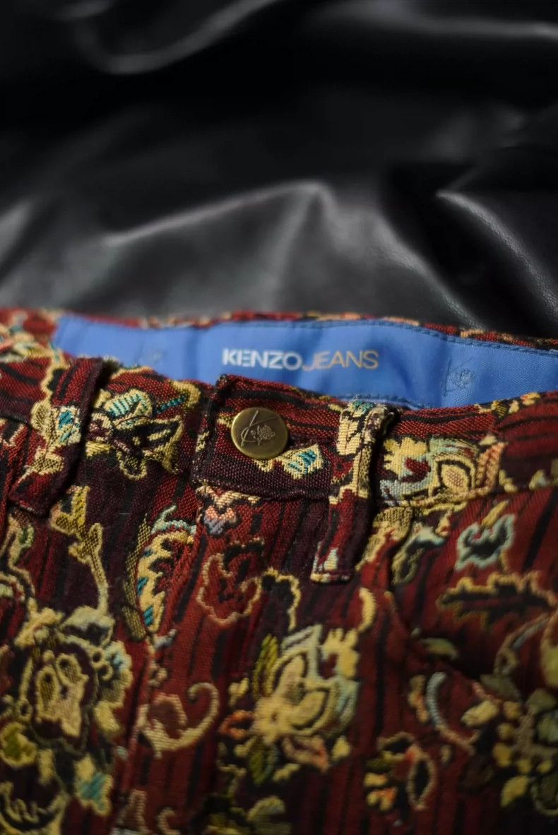 Kenzo KENZO Vintage grass and wood half length dress Size 24" / US 00 / IT 34 - 2 Thumbnail