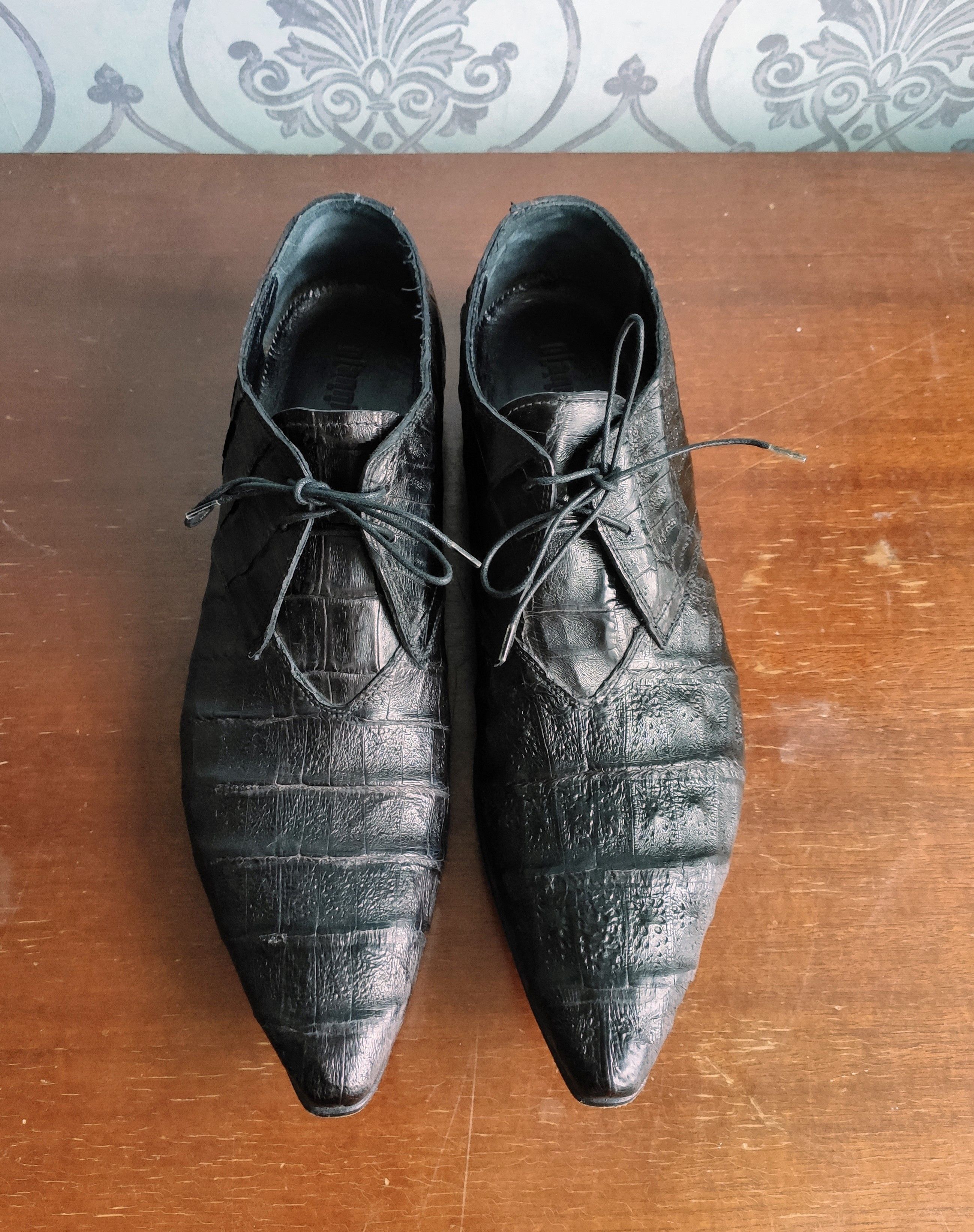 Gianni Barbato Alligator derbies.Like Prada or Saint-Laurent Size US 9.5 / EU 42-43 - 2 Thumbnail