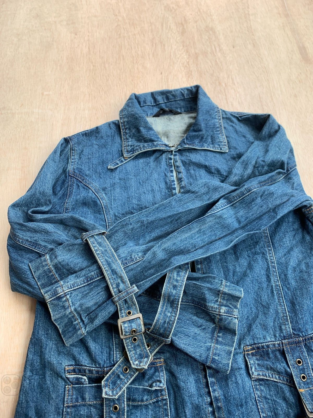 14th Addiction × Japanese Brand Vintage Ramonpole Pocket Denim Jacket Size US L / EU 52-54 / 3 - 3 Thumbnail