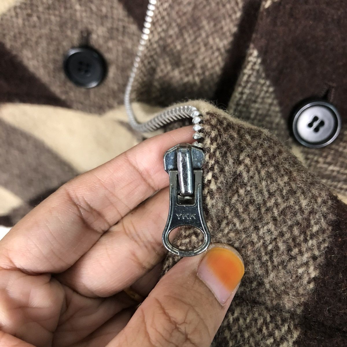 Vintage 🔥VINTAGE CHORE WOOL WORK JACKET TARTAN YOUTH ISSEY MIYAKE Size US S / EU 44-46 / 1 - 17 Thumbnail
