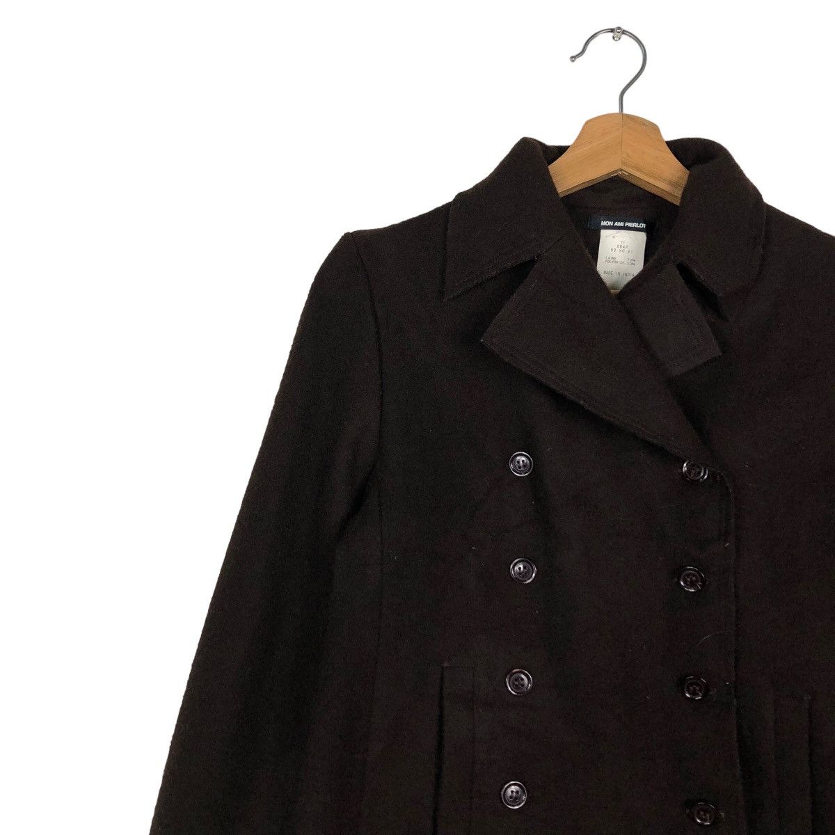 Issey Miyake 🔥WOOL JACKET BIKER MON AMI PIERLOT DESIGNER Size US S / EU 44-46 / 1 - 7 Thumbnail