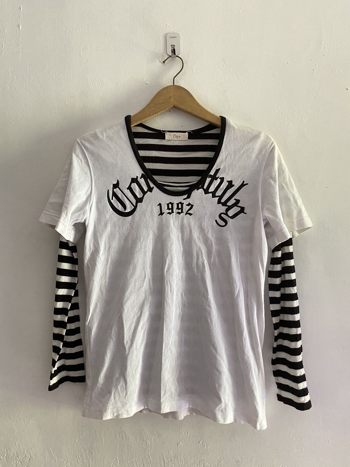If Six Was Nine × Japanese Brand × Le Grande Bleu (L.G.B.) 2in1 double layers noconceptbutgoodsense poem tshirts Size US M / EU 48-50 / 2 - 1 Thumbnail