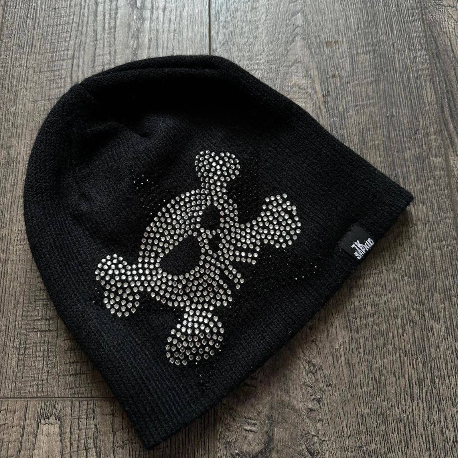 Japanese Brand Vintage Y2K Archive Japanese Skull Star Skullcap Beanie Hat Size ONE SIZE - 5 Thumbnail