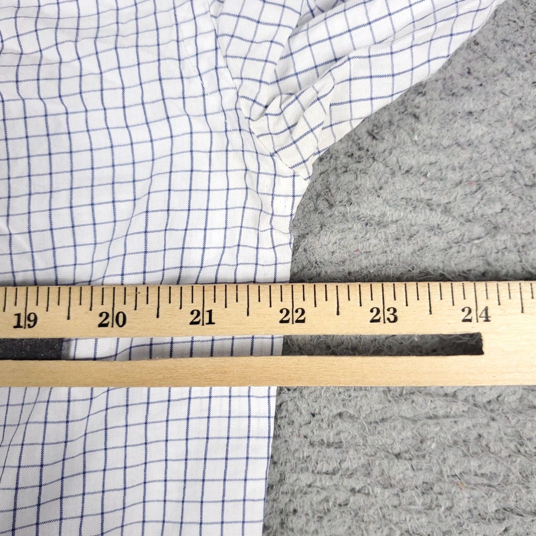 Tommy Hilfiger Tommy Hilfiger Mens Medium Long Sleeve Button-Up Shirt Blue Check Casual Modern Size US M / EU 48-50 / 2 - 7 Thumbnail