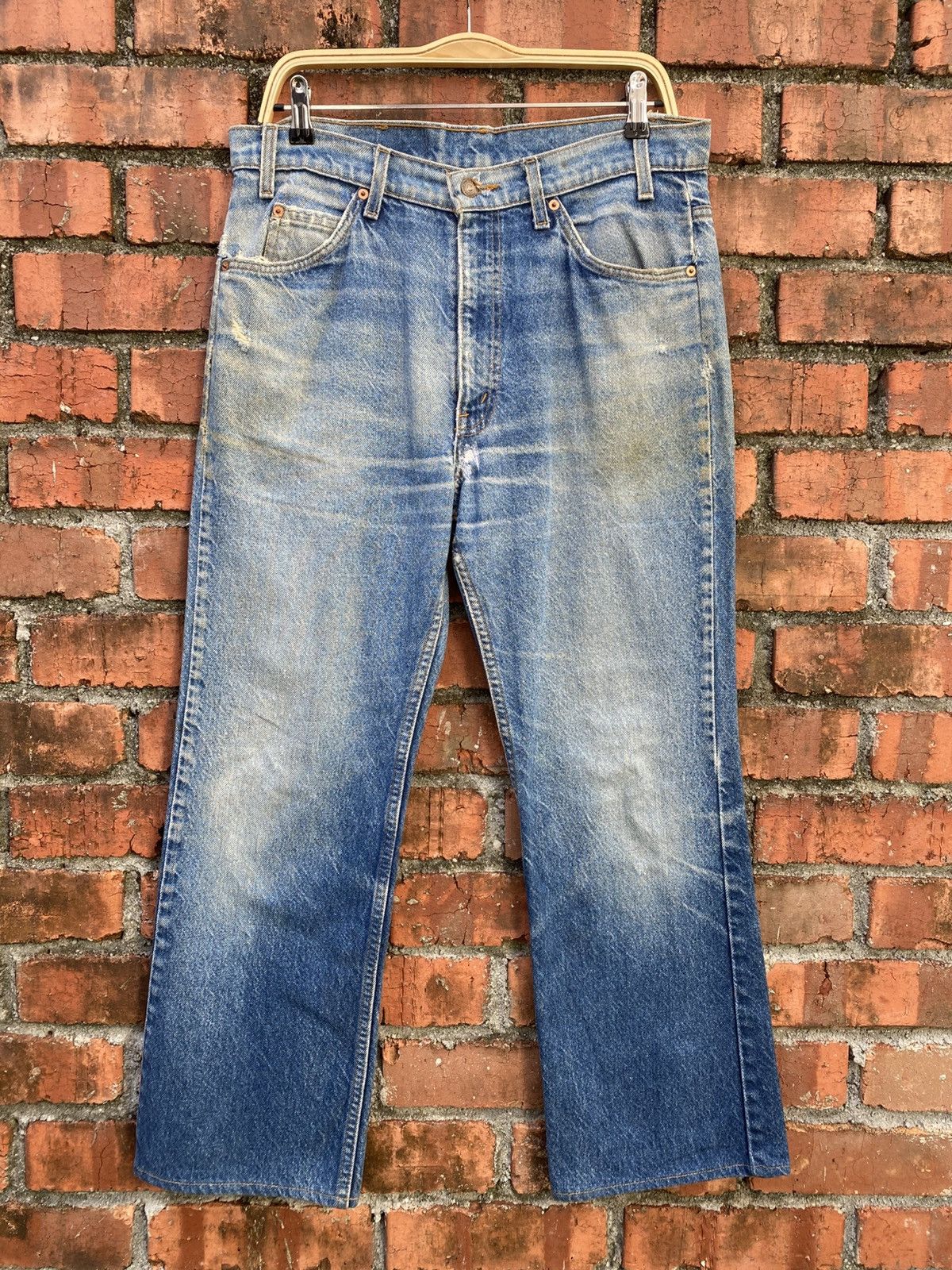 Levi's Vintage Clothing W34x27 Vintage levi's 517 flare orange tab made in USA Size US 34 / EU 50 - 1 Thumbnail