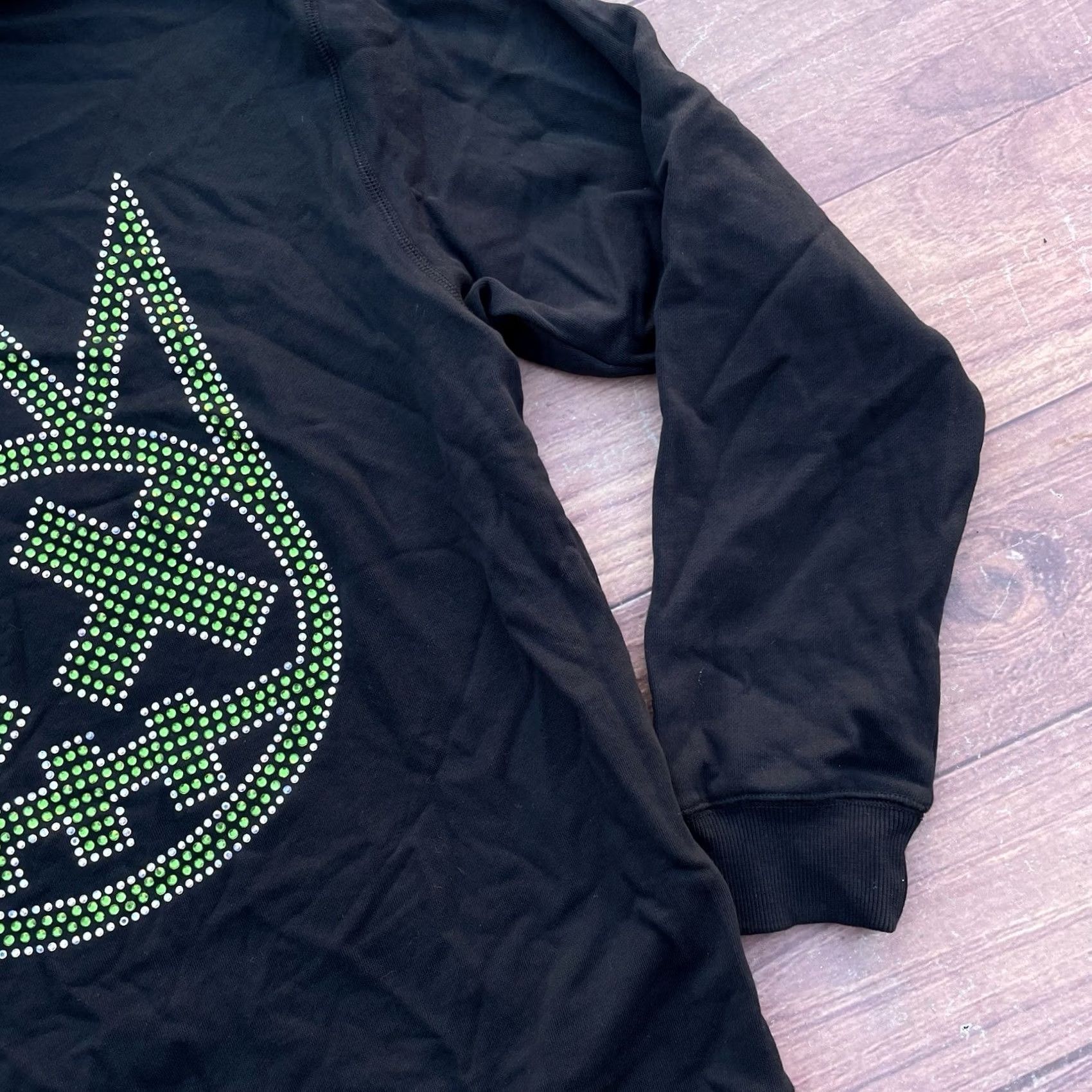 Cult Of Individuality Cult of Individuality Mens Black Sequence Logo Zip up Sweatshirt 2XL Long Sleeve Full Zip Pockets Size US XXL / EU 58 / 5 - 3 Thumbnail