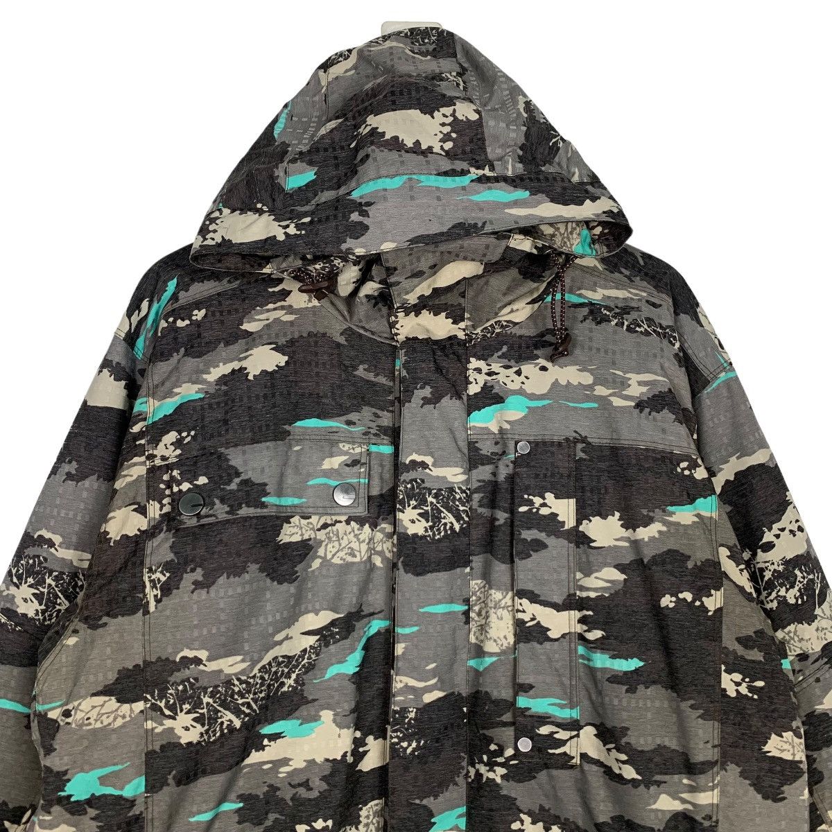 Mizuno MIZUNO Breath Thermo Snow Gear Camo Hoodie Jacket #0265-C12 Size US S / EU 44-46 / 1 - 3 Thumbnail