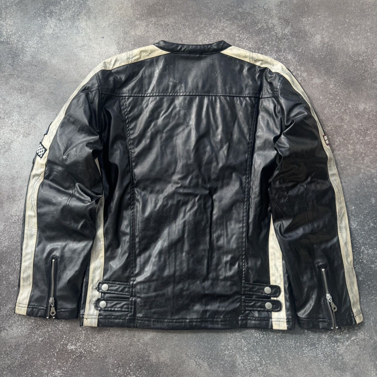 Hysteric Glamour Amazing Vintage Racing Faux Leather Moto Jacket Size US S / EU 44-46 / 1 - 12 Thumbnail
