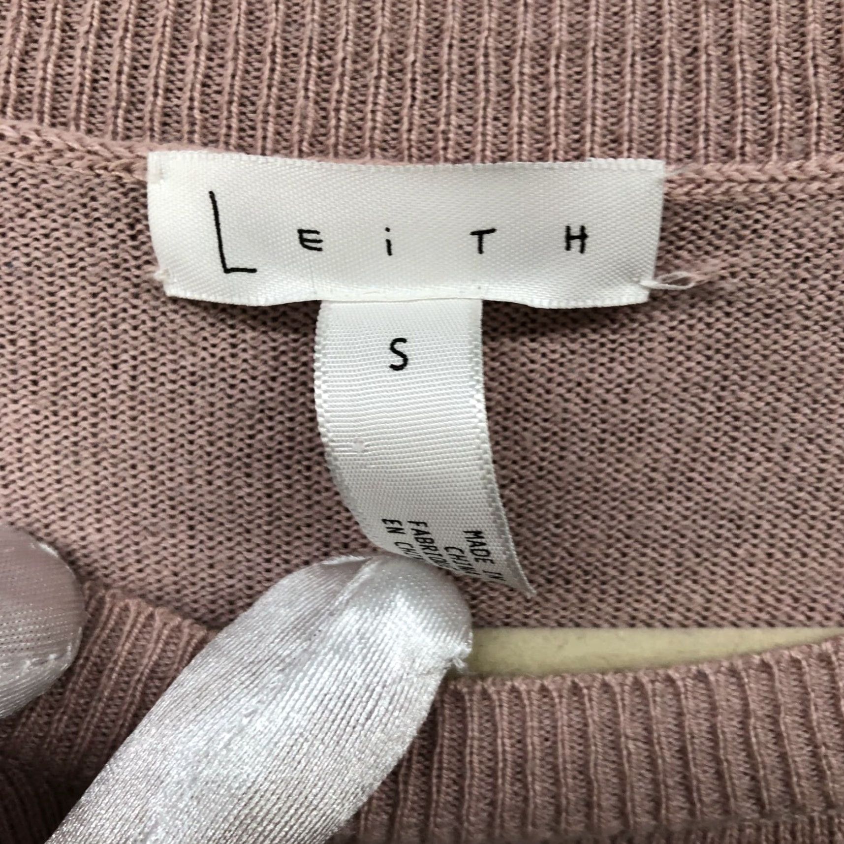Vintage VINTAGE Leith Bell Sleeve Sweater Womens S Blush Pink Wool Blend Crewneck Knit Size S / US 4 / IT 40 - 6 Thumbnail