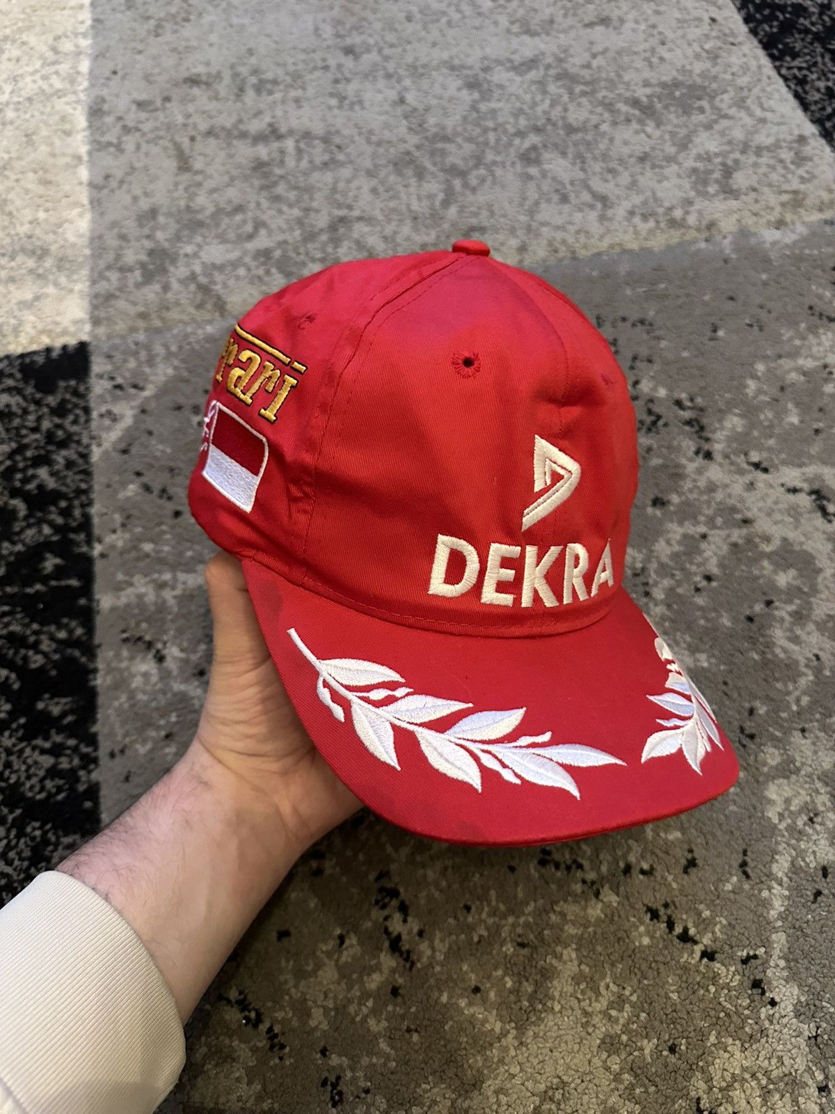 Ferrari Rare VTG Ferrari by Michael Schumacher Official Dekra Cap Size ONE SIZE - 1 Thumbnail