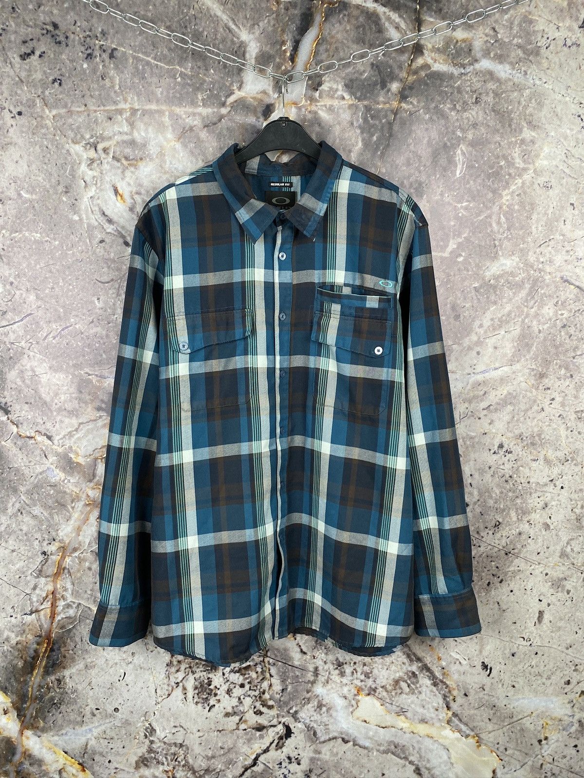 Oakley Men’s Oakley Shirt Button Up Outdoor Size XXL Size US XXL / EU 58 / 5 - 1 Thumbnail