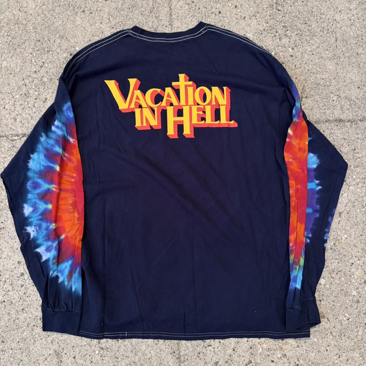 Flatbush Zombies Flatbush Zombies Vacation In Hell Tie Dye Long Sleeve Rare Size US XL / EU 56 / 4 - 2 Thumbnail