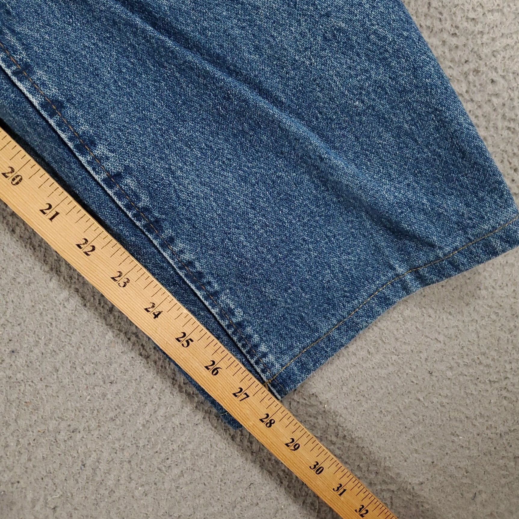 Wrangler Wrangler Jeans 47MWZ Mens 40 X 30 Regular Fit Straight Leg Worn Distressed 40x30 Size US 40 / EU 56 - 5 Thumbnail
