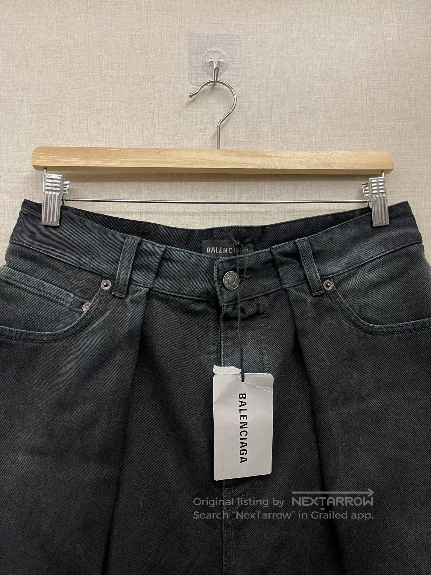 Balenciaga balenciaga baggy black wide. Size US 26 / EU 42 - 6 Thumbnail