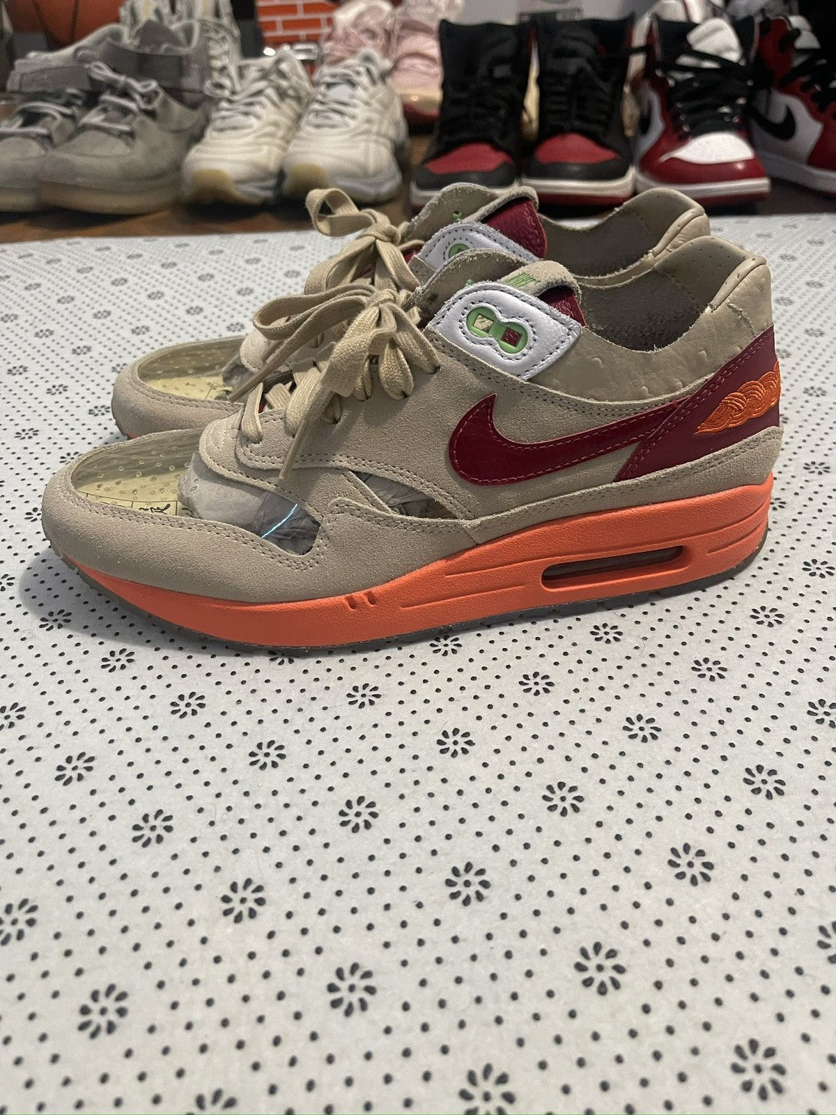 CLOT × Nike Nike CLOT x Air Max 1 2021 Kiss of Death Size US 7.5 / EU 40-41 - 1 Thumbnail