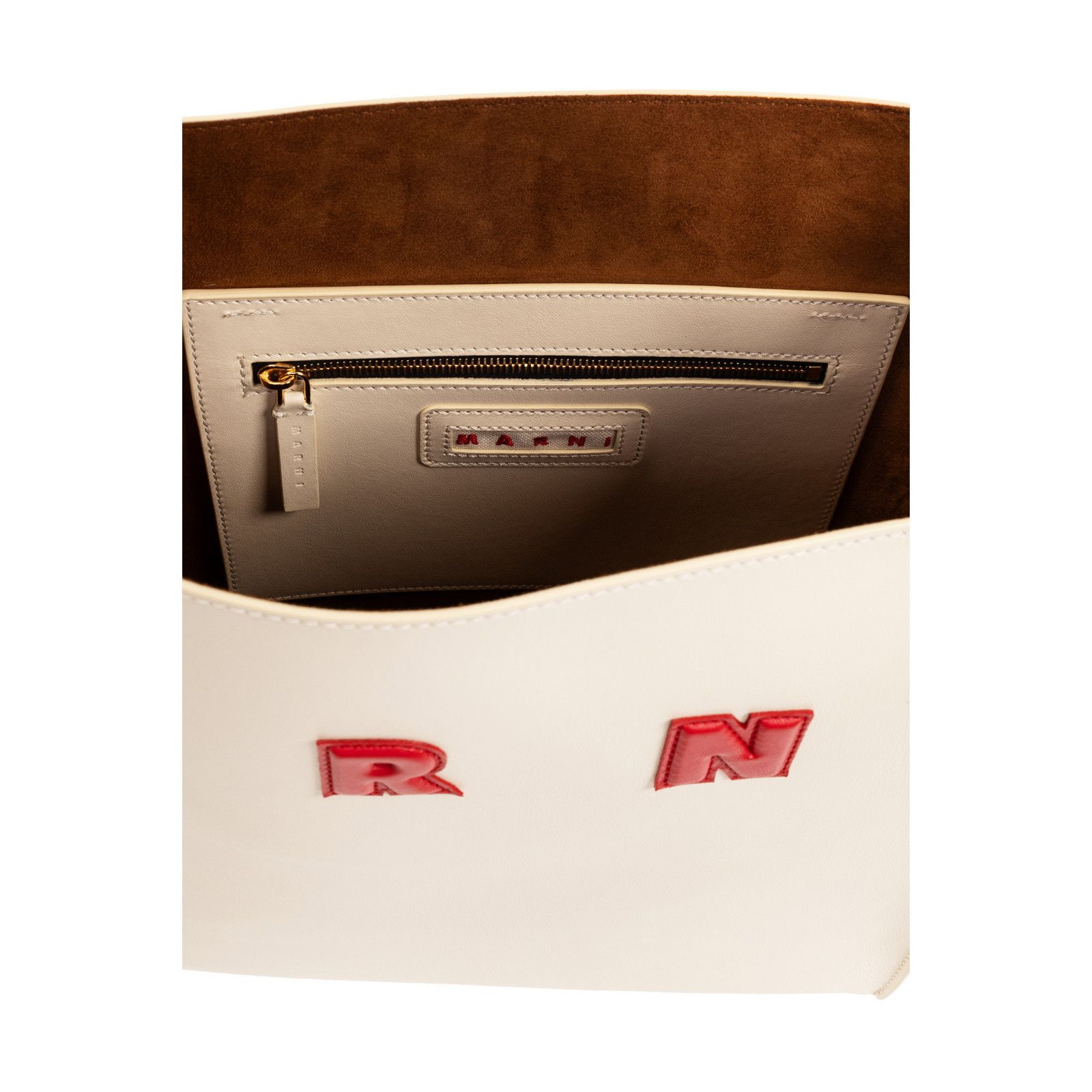 Marni MARNI Museo White Leather Shoulder Bag New & Authentic Size ONE SIZE - 4 Thumbnail