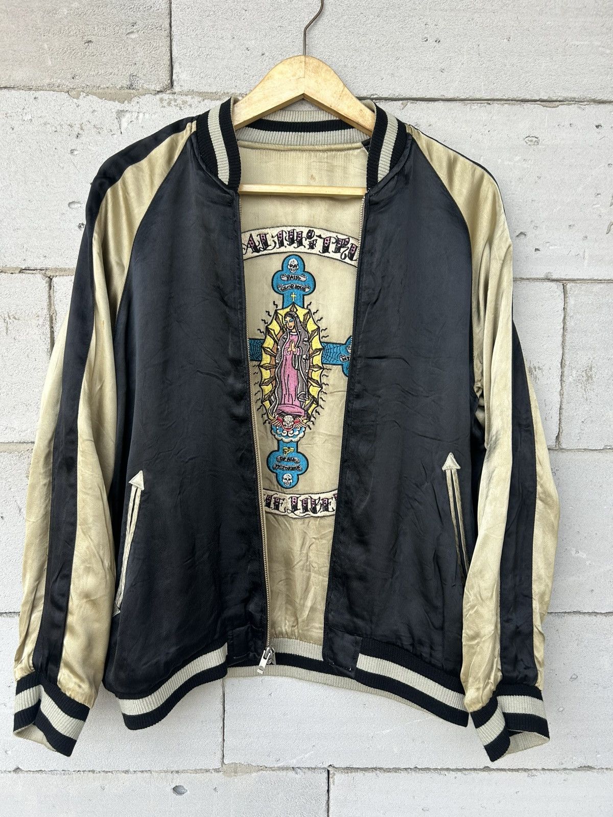 Hoshihime Switch Planning Rayon Reversible Sukajan Souvenir Jacket Size US M / EU 48-50 / 2 - 13 Thumbnail