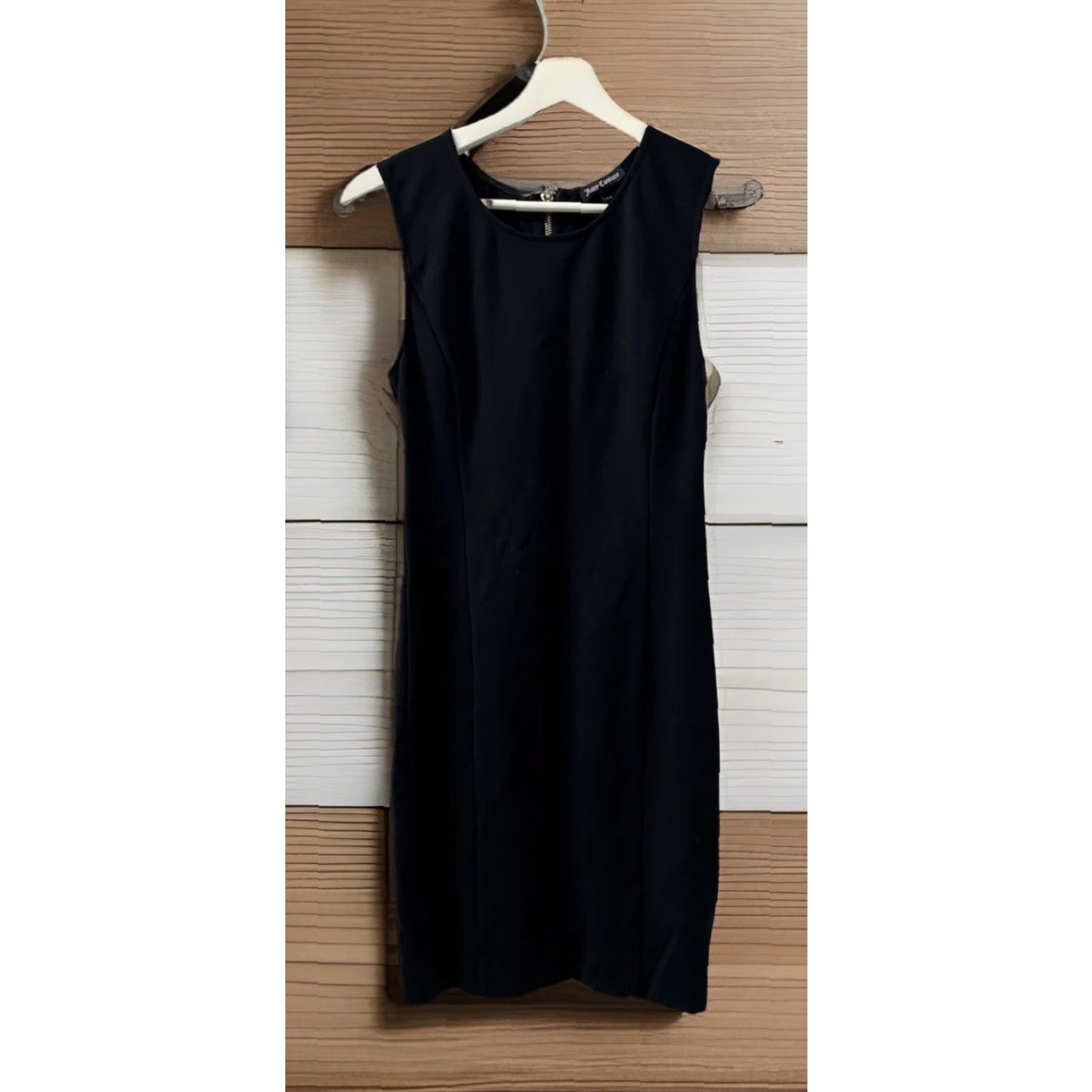 Juicy Couture Womens Juicy Couture Dress A-Line Sleeveless Scoop Neck Black 60s Floral Bow Zip Back RearZip Lined Size 0 Size XS / US 0-2 / IT 36-38 - 2 Thumbnail