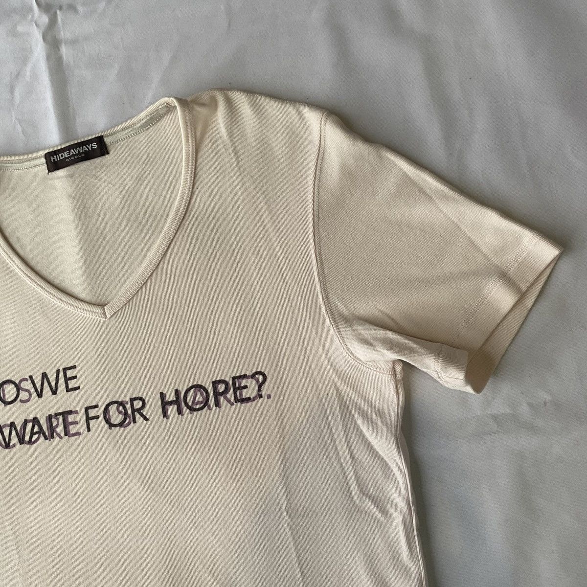 If Six Was Nine × Japanese Brand × Le Grande Bleu (L.G.B.) Y2k Punk Do We Wait For Hope by Hideaways Tees Size US M / EU 48-50 / 2 - 3 Thumbnail