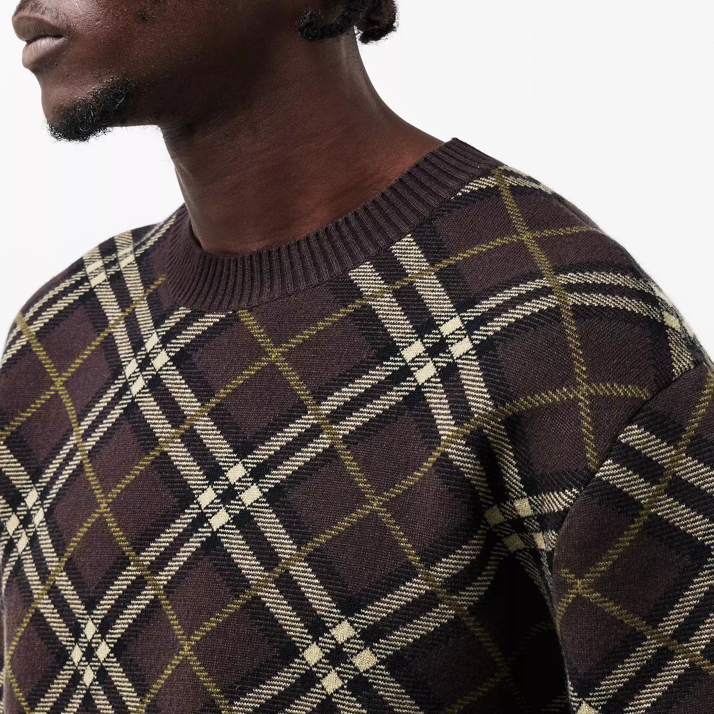 Burberry o1g2r1mq0426 Ribbed Crew Neck Jumper in Multicolor Size US L / EU 52-54 / 3 - 5 Thumbnail