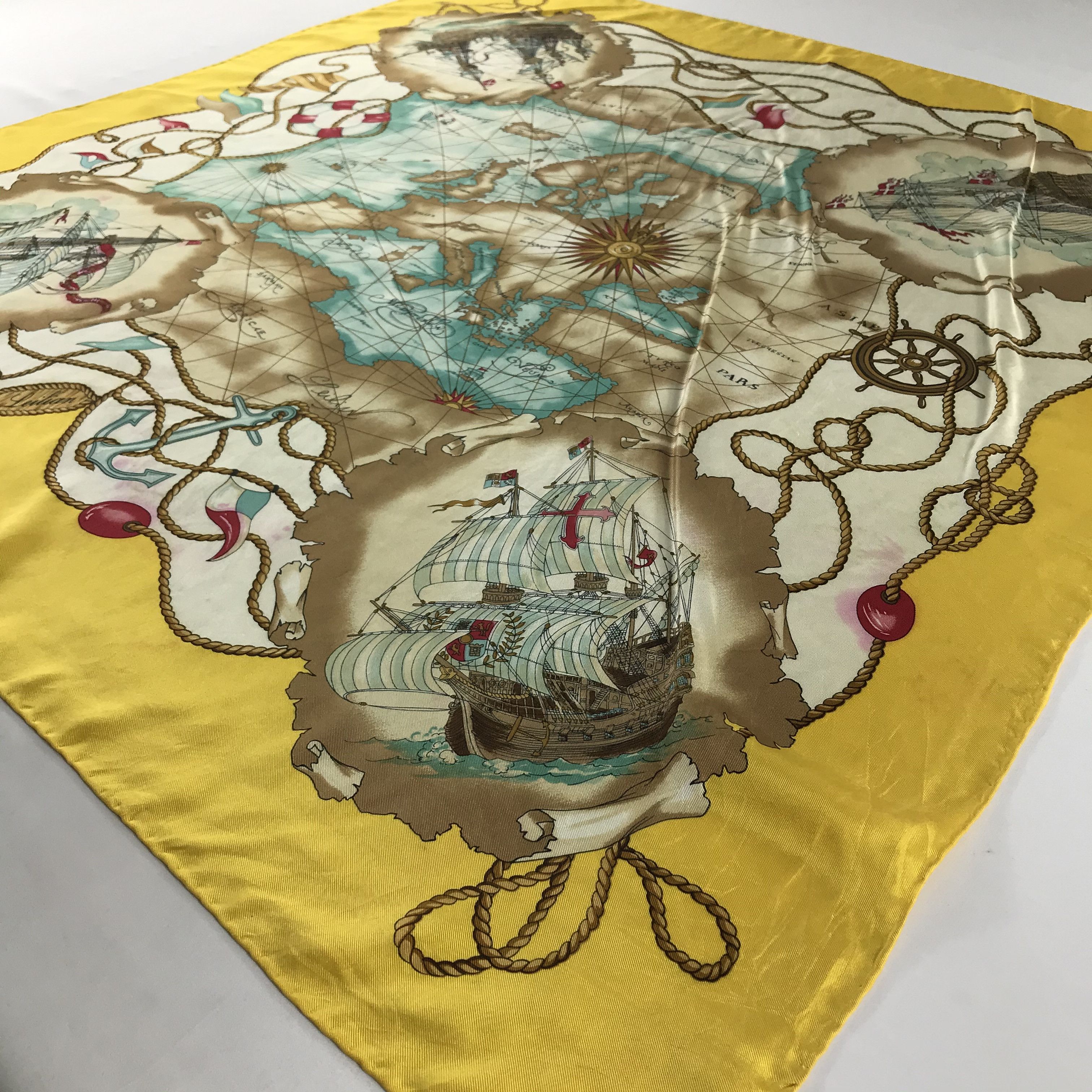 Vintage Vintage Leiliam Silk Scarf Size ONE SIZE - 3 Thumbnail