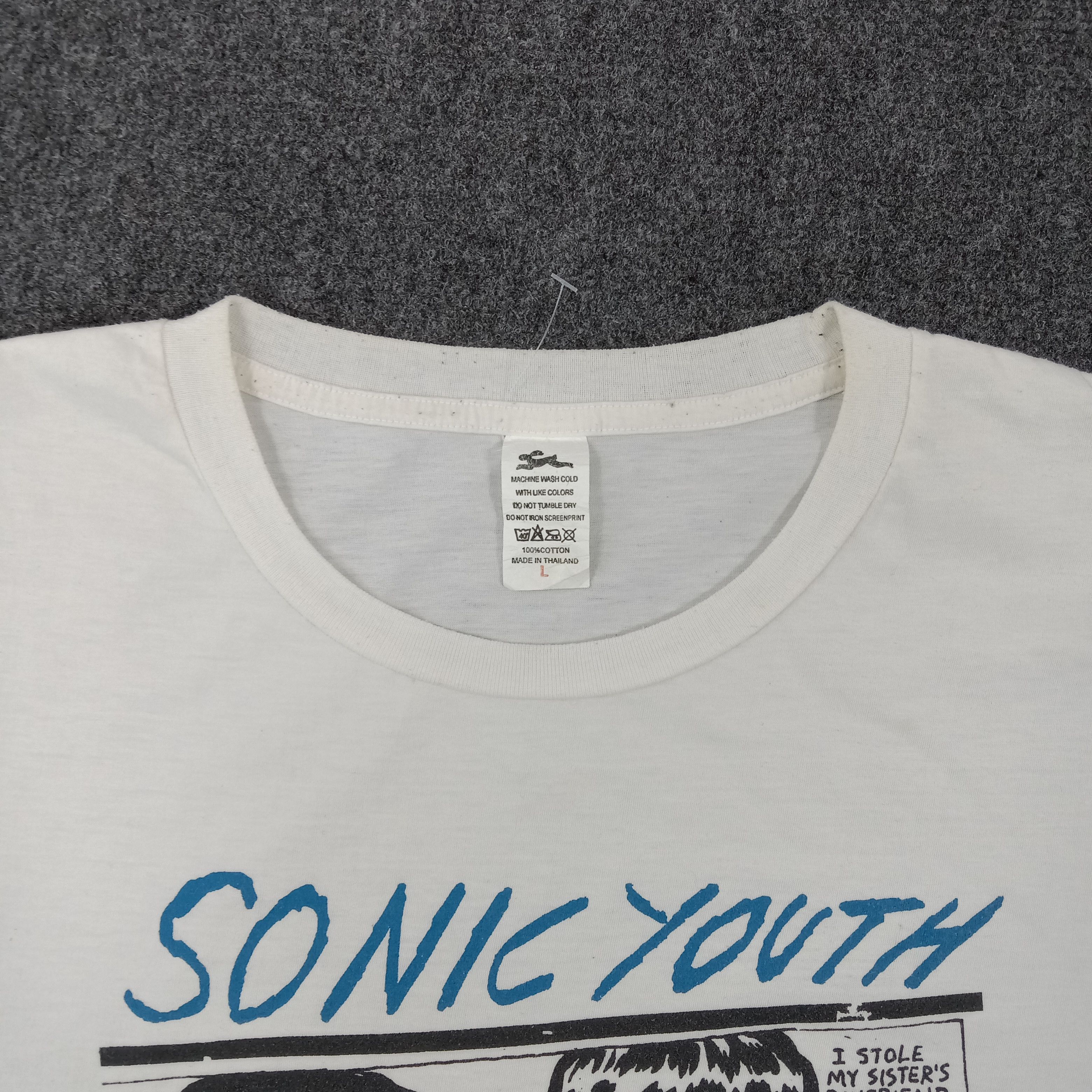 Band Tees Sonic Youth American Rock Band Tshirt Size US M / EU 48-50 / 2 - 4 Thumbnail