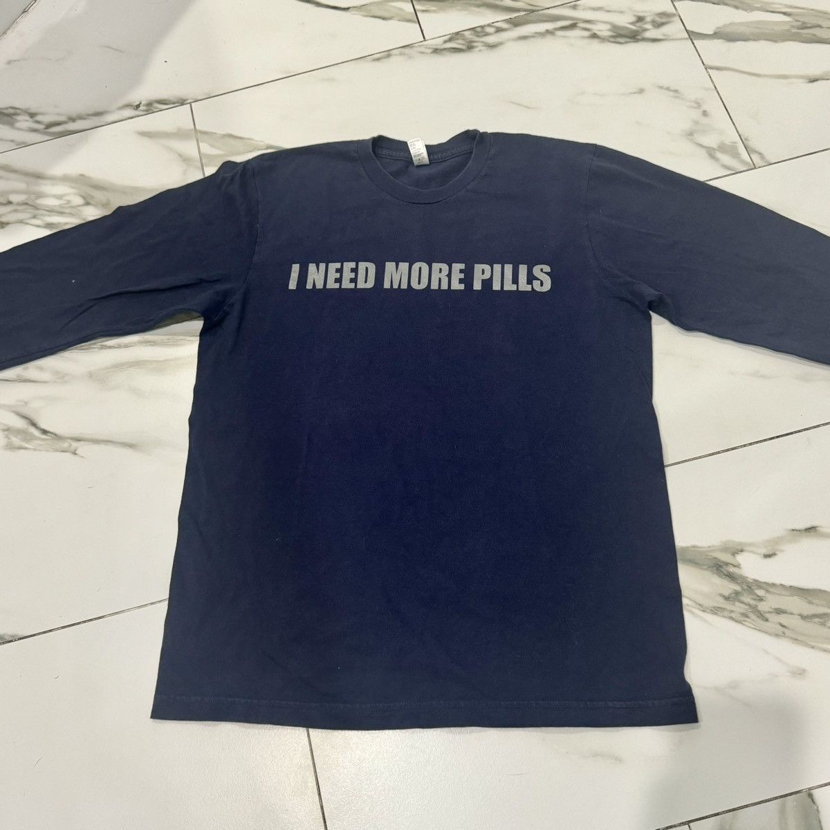 Vintage Y2K VINTAGE I NEED MORE PILLS HOUSE TEE! Size US M / EU 48-50 / 2 - 5 Thumbnail