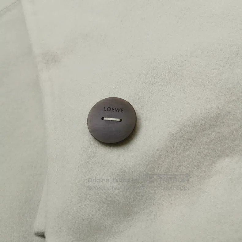 Loewe Loewe Wool Blended Single Breasted Lapel Coat Size XS / US 0-2 / IT 36-38 - 3 Thumbnail