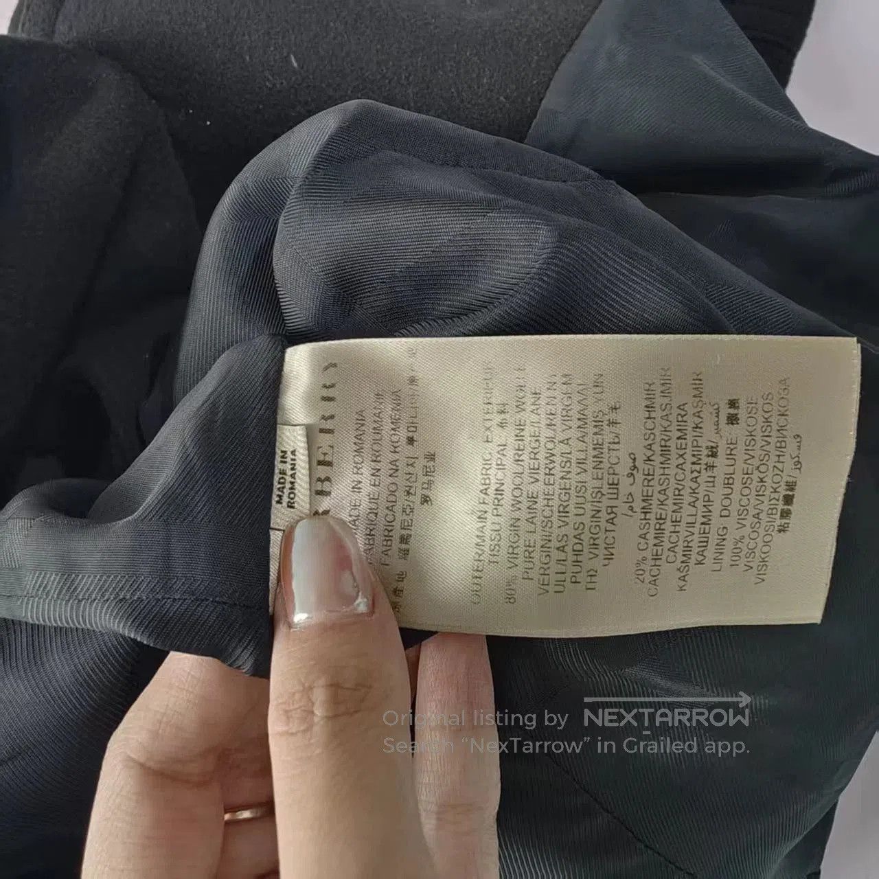 Burberry burberry wool double-breasted overcoat. Size US M / EU 48-50 / 2 - 5 Thumbnail
