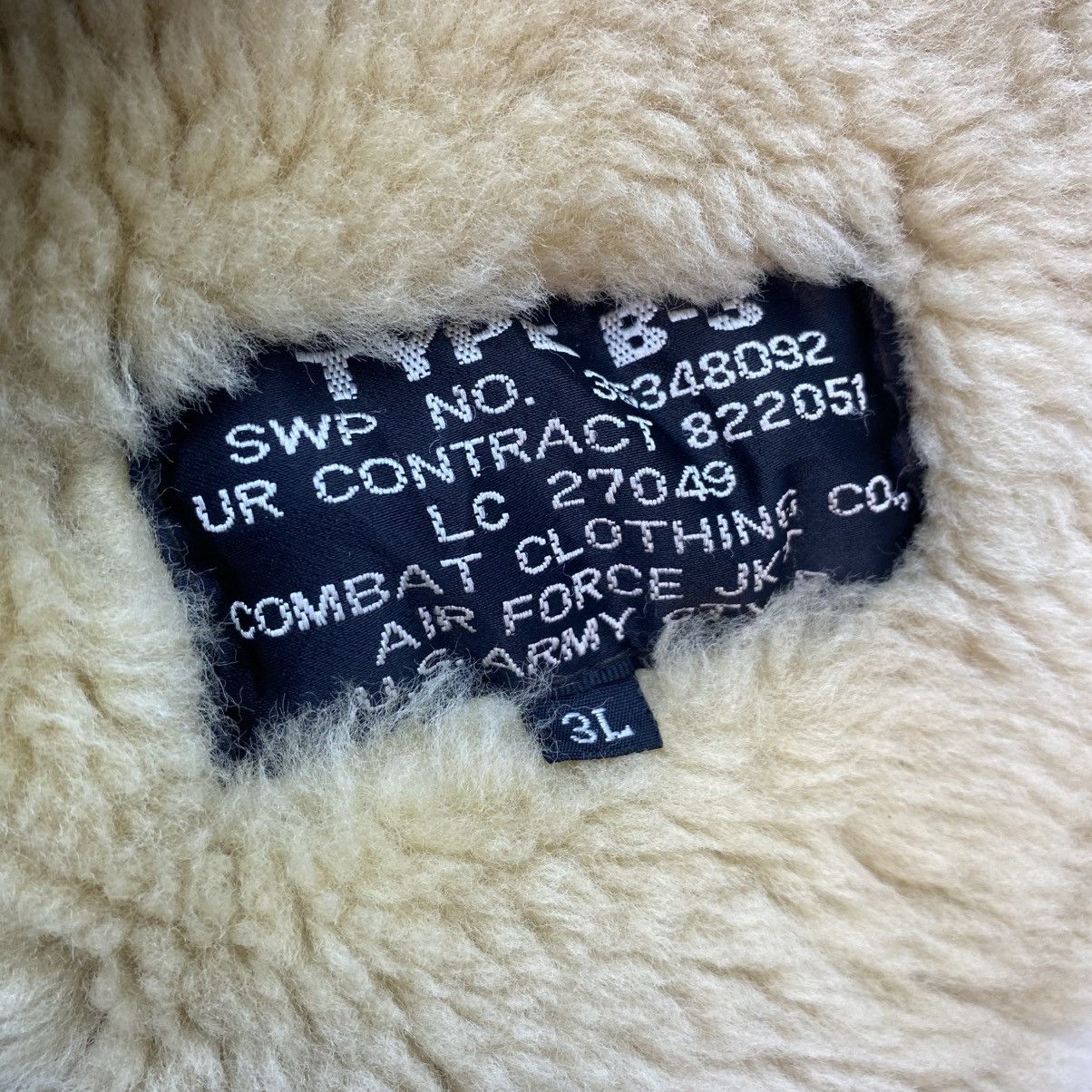 Avirex 💥Vintage Combat Clothing Co sheepskin leather flight jacket Size US M / EU 48-50 / 2 - 7 Thumbnail