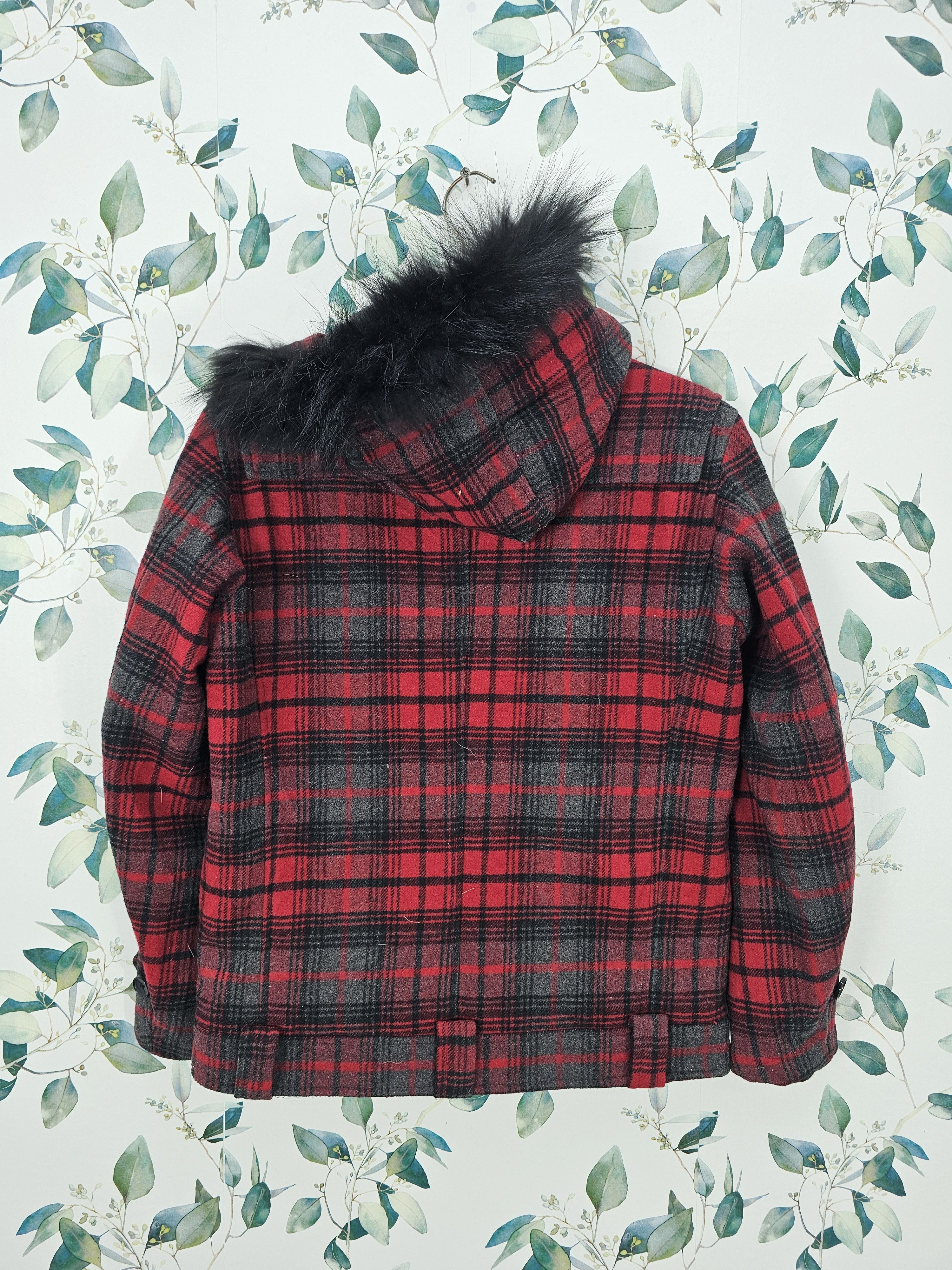 semanticdesign Semantic Design Plaid Checked Wool Punk Heavy Jacket J0147 Size US M / EU 48-50 / 2 - 2 Thumbnail