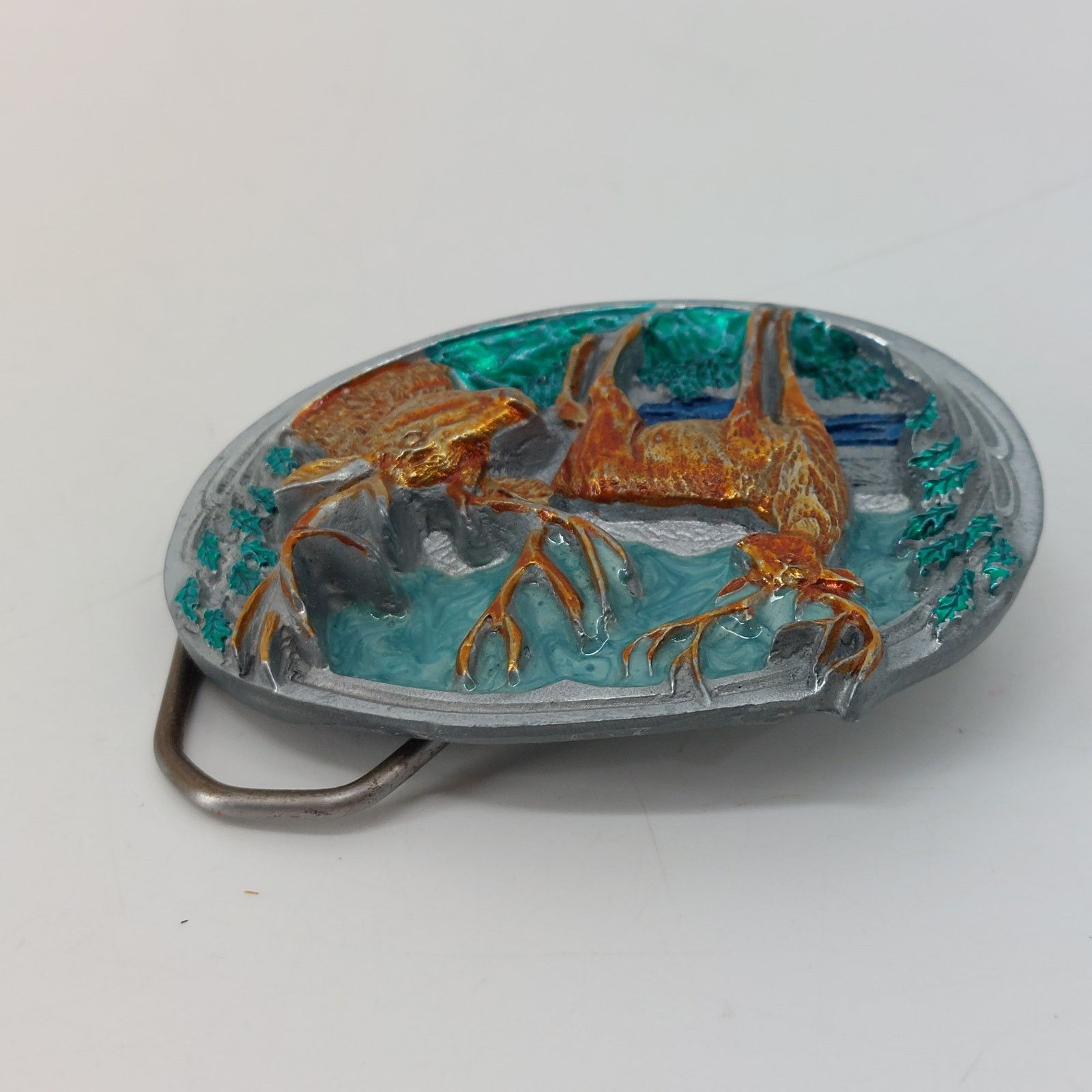 Other Vtg Hunting Dress Belt Buckle Buck Deer Stag Hunter Mountain Size ONE SIZE - 12 Thumbnail