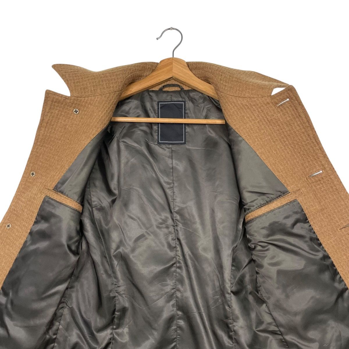 Tete Homme Tete Homme Brown Wool Jacket Size US S / EU 44-46 / 1 - 13 Thumbnail