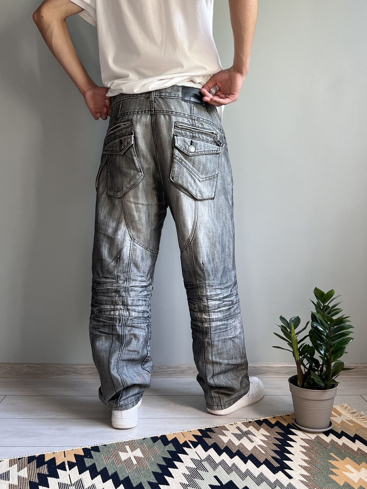 No Fear Vintage No Fear Baggy Y2K Denim Pants Size US 34 / EU 50 - 11 Thumbnail