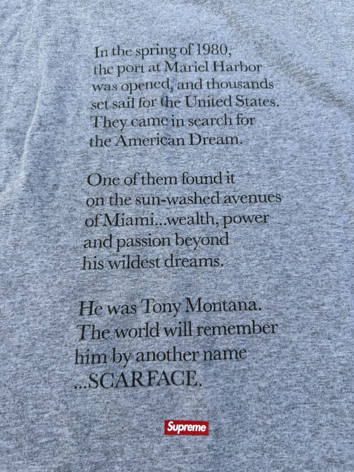 Supreme Supreme X Scarface Movie Tee Size US L / EU 52-54 / 3 - 7 Thumbnail