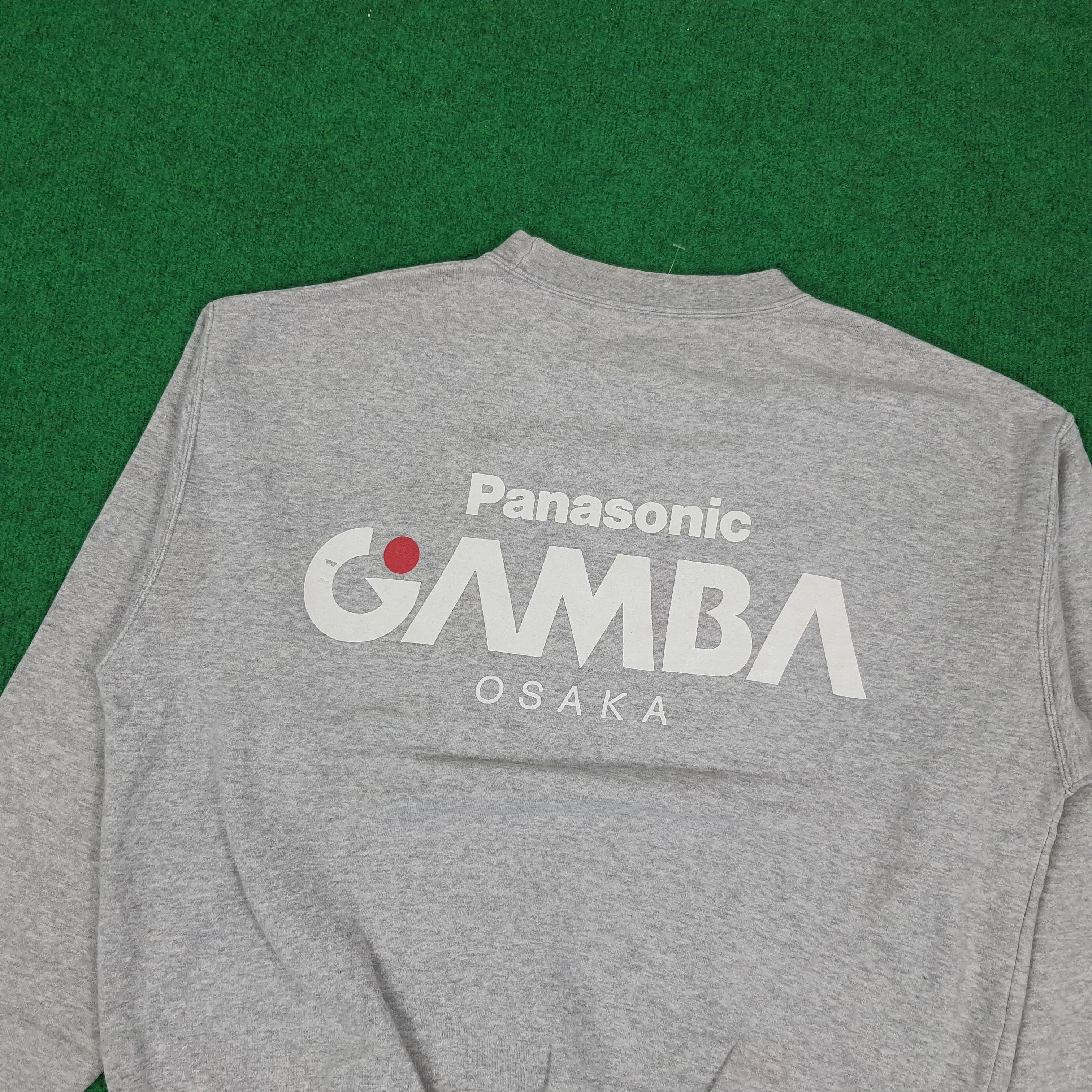 Japanese Brand Vintage Panasonic GAMBA Osaka Streetwear Sweatshirt C237N18 Size US L / EU 52-54 / 3 - 2 Thumbnail