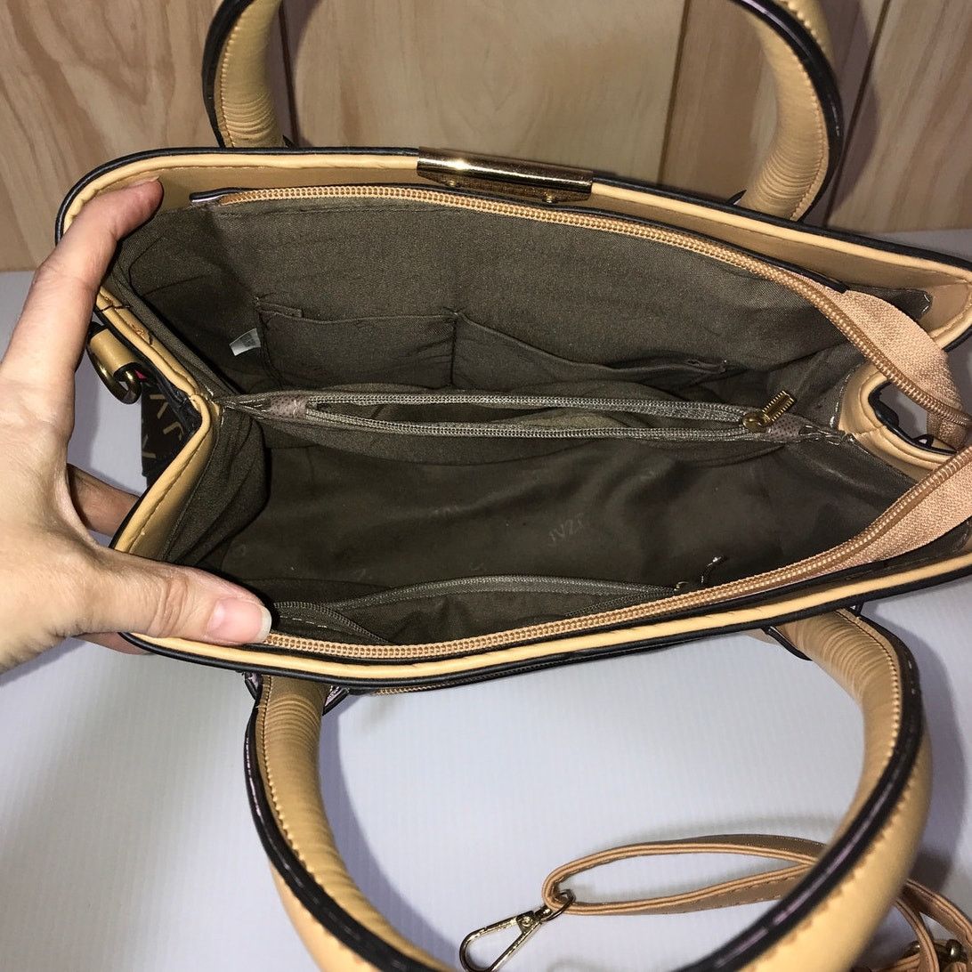 Other Faux Leather Bottom Studs Top Handle & Shoulder Handbag Size ONE SIZE - 3 Thumbnail