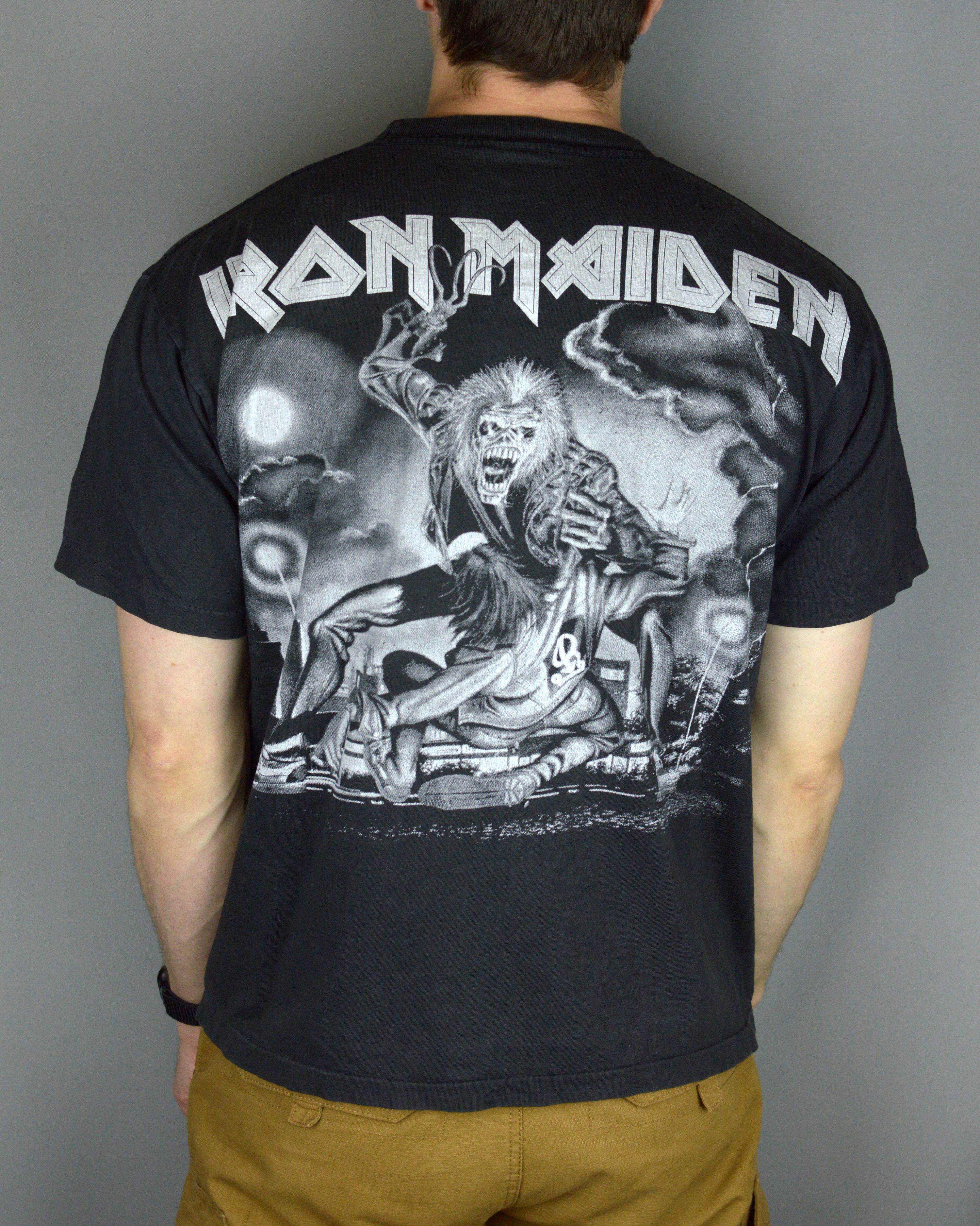Iron Maiden × Vintage Vintage Iron Maiden REO 90s t shirt Size US L / EU 52-54 / 3 - 2 Thumbnail