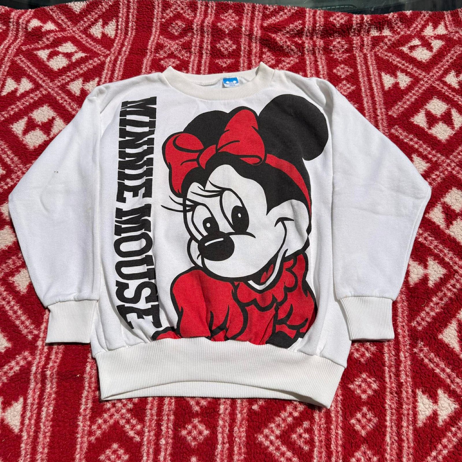 Disney 90s Disney Minnie Mouse Double Sided Big Graphic Sweatshirt Size M / US 6-8 / IT 42-44 - 2 Thumbnail