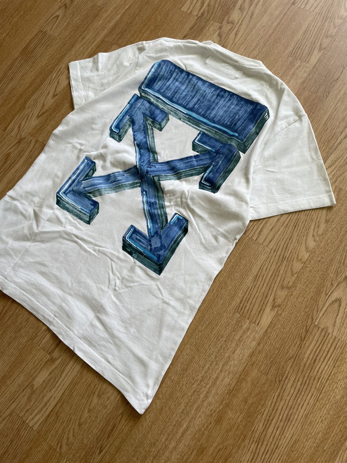 Off-White × Virgil Abloh Off-White White T-Shirt Size US M / EU 48-50 / 2 - 14 Thumbnail