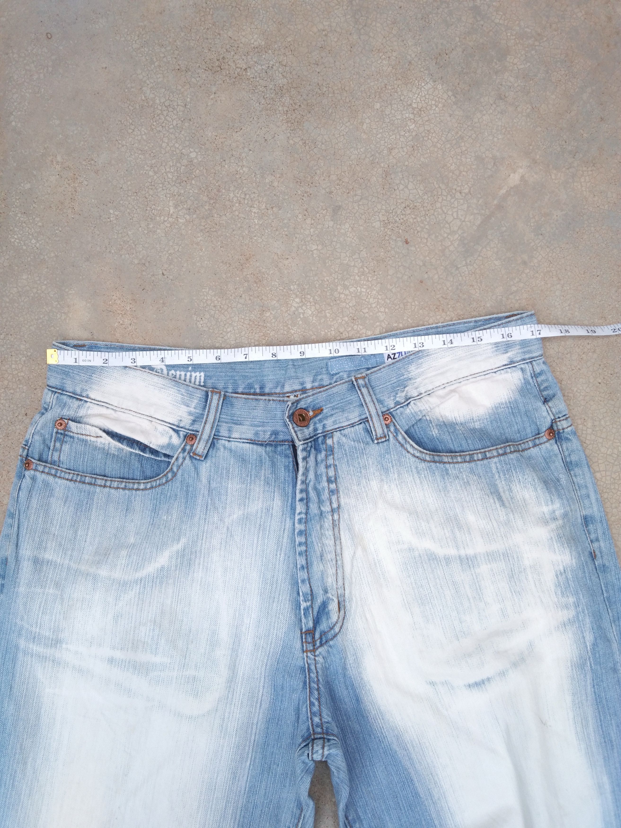 Jean × Vintage Azzure Jean Balenciaga Style Inspired Loose Straight Leg Size US 34 / EU 50 - 8 Thumbnail