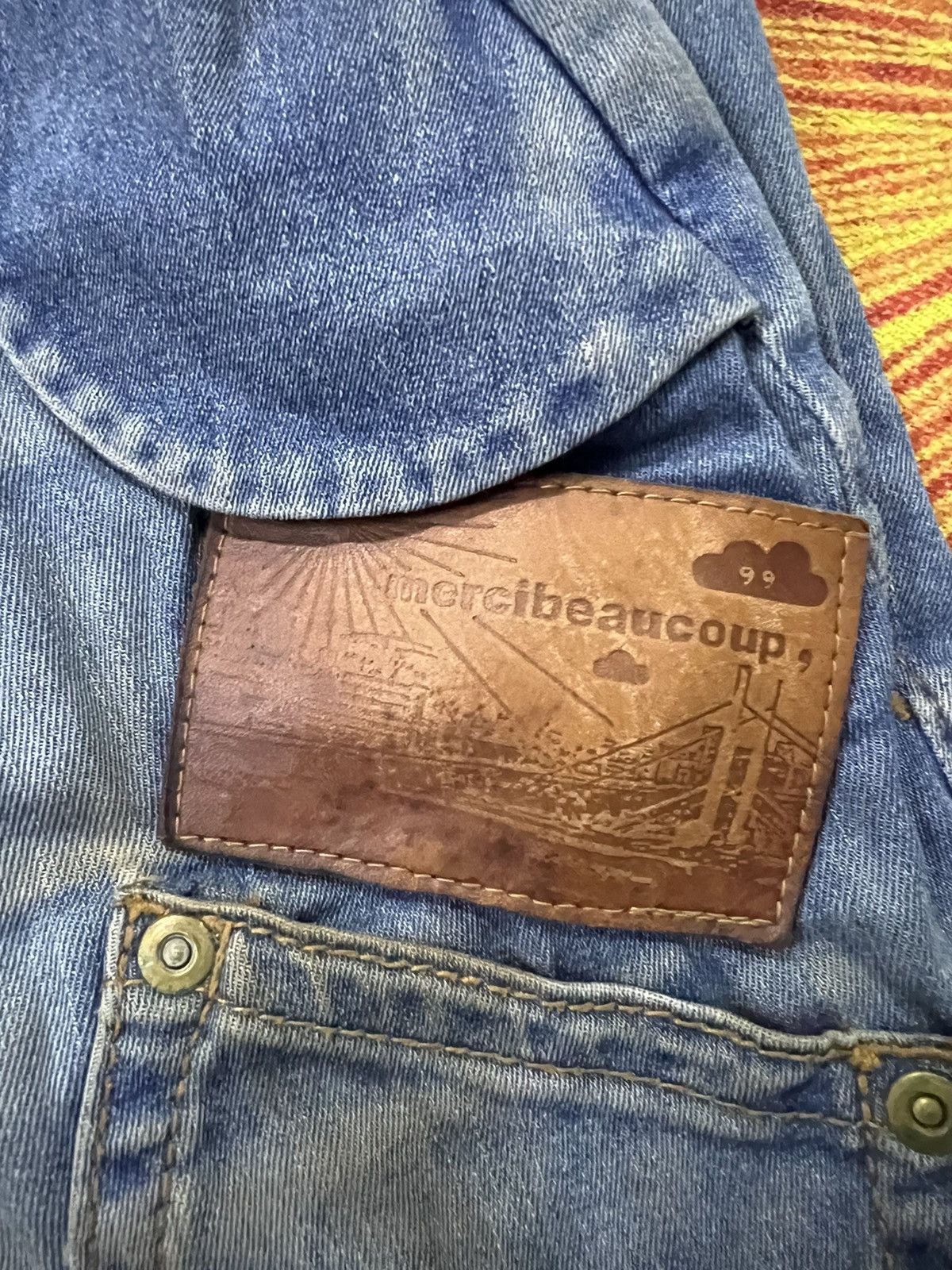 Issey Miyake × mercibeaucoup Mercibeaucoup Rusty Denim w29 Size US 29 - 4 Thumbnail