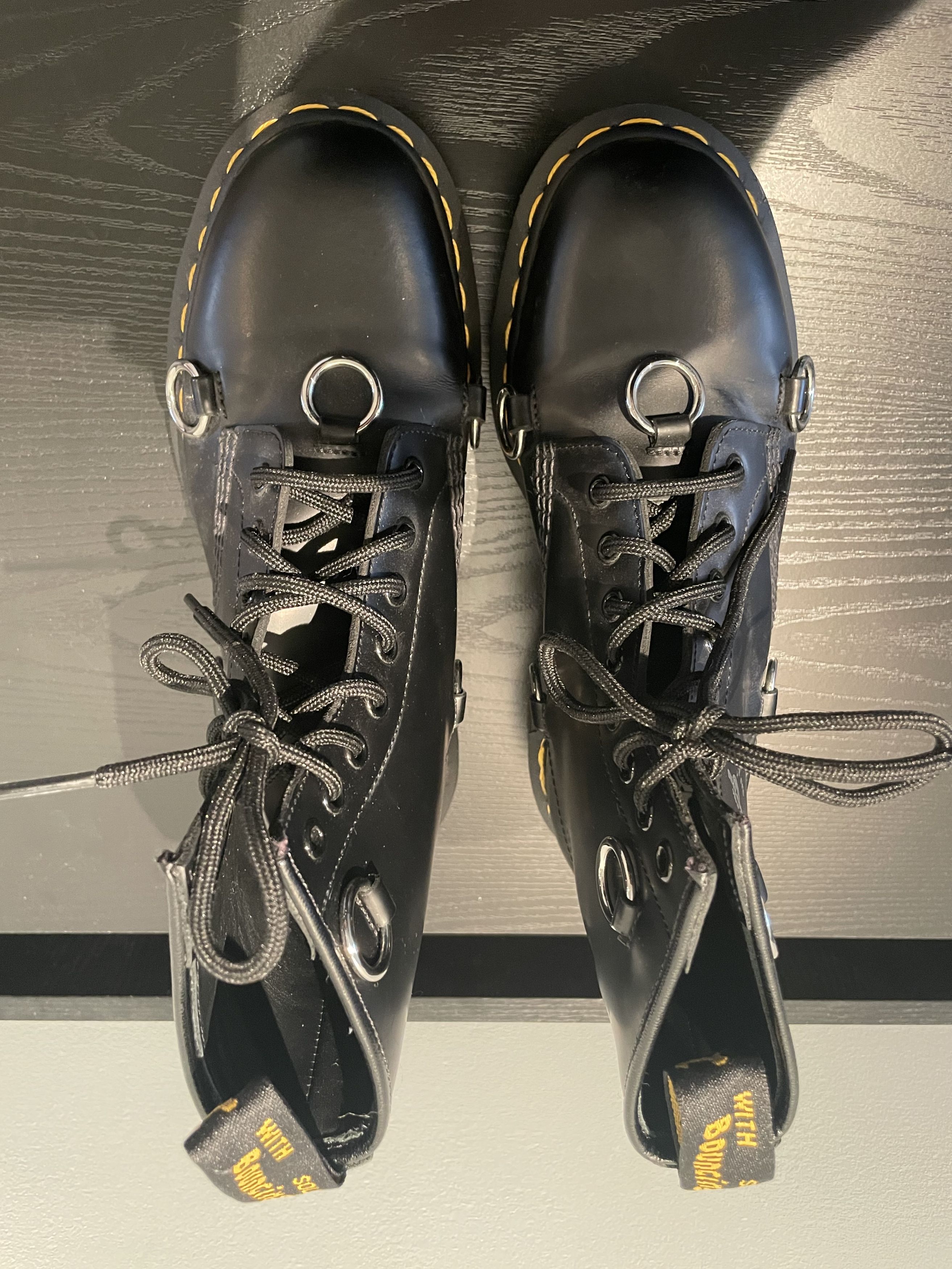 image of Dr Martens x Raf Simons Doc Marten's Boots in Black, Men's (Size 7)