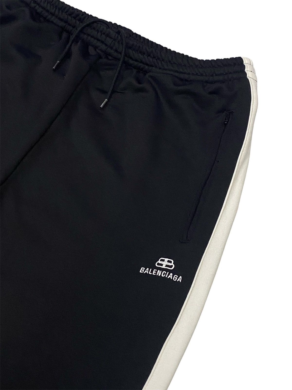Balenciaga Balenciaga BB Embroidered Black Tracksuit Stretchable Pants Size US 33 - 6 Thumbnail