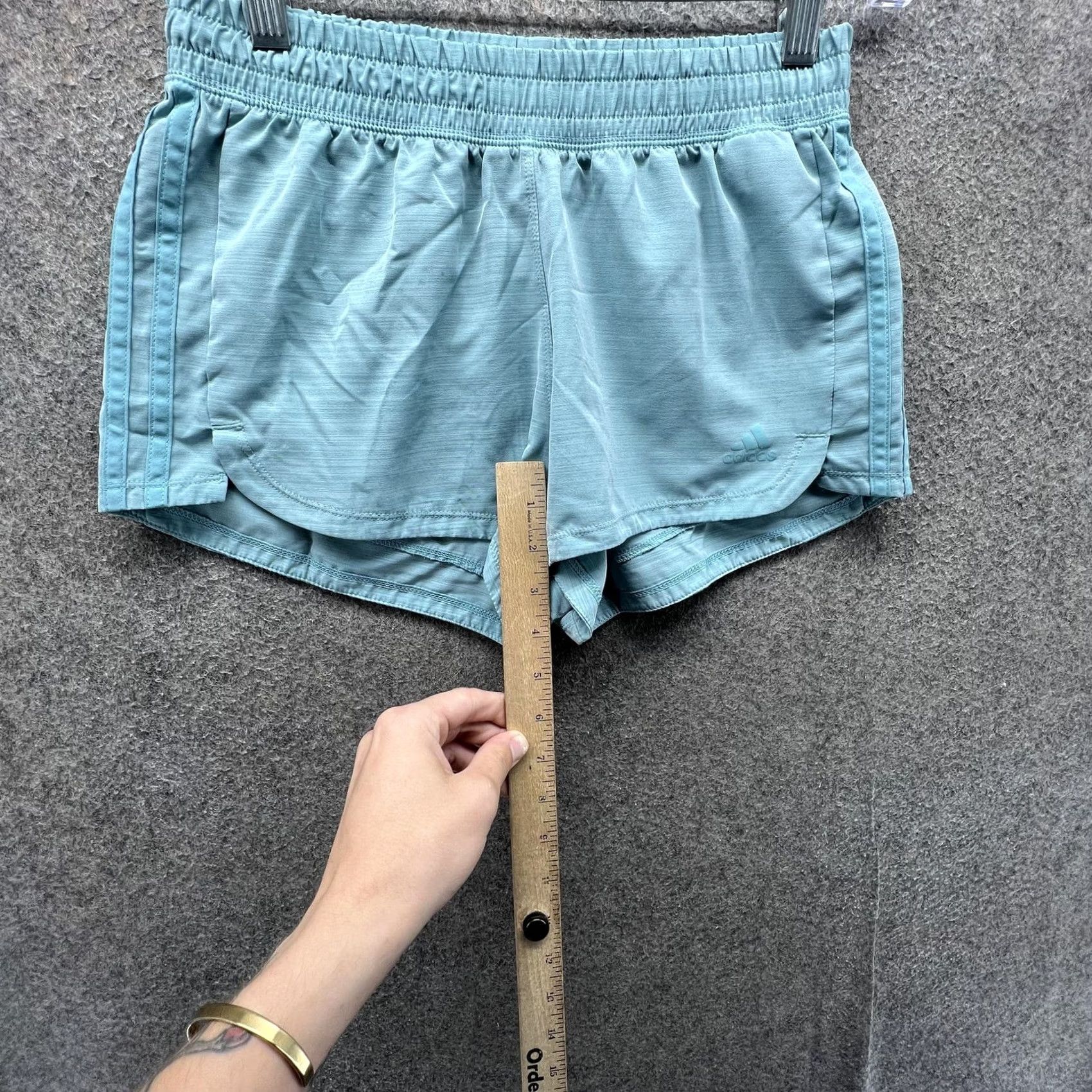 Adidas Adidas Shorts Womens XS Blue 3 In Running Athletic Lined Quick Dry Gym XS Womens Blue Running Shorts Size 26" / US 2 / IT 38 - 4 Thumbnail