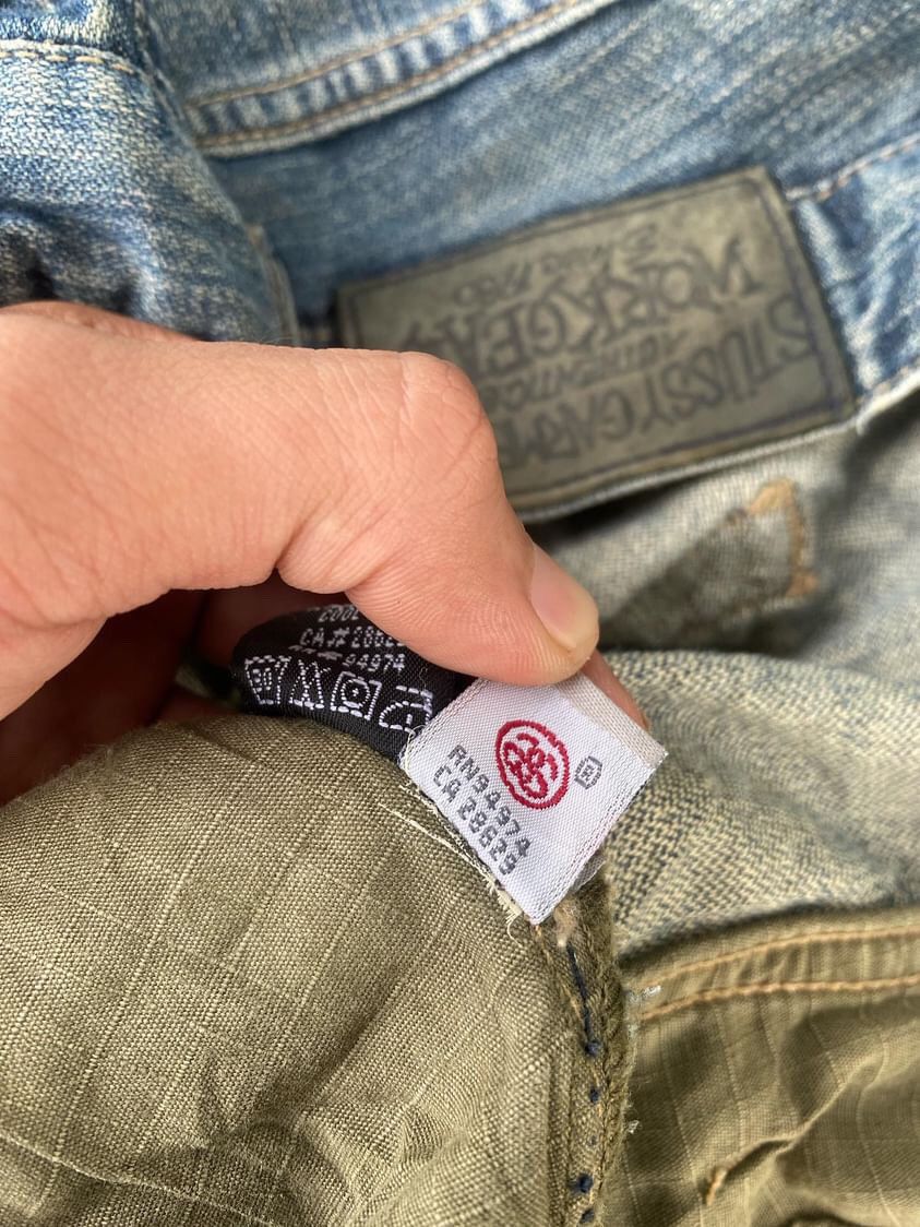 Stussy × Vintage Vintage jeans stussy workwear 90s Size US 36 / EU 52 - 5 Thumbnail