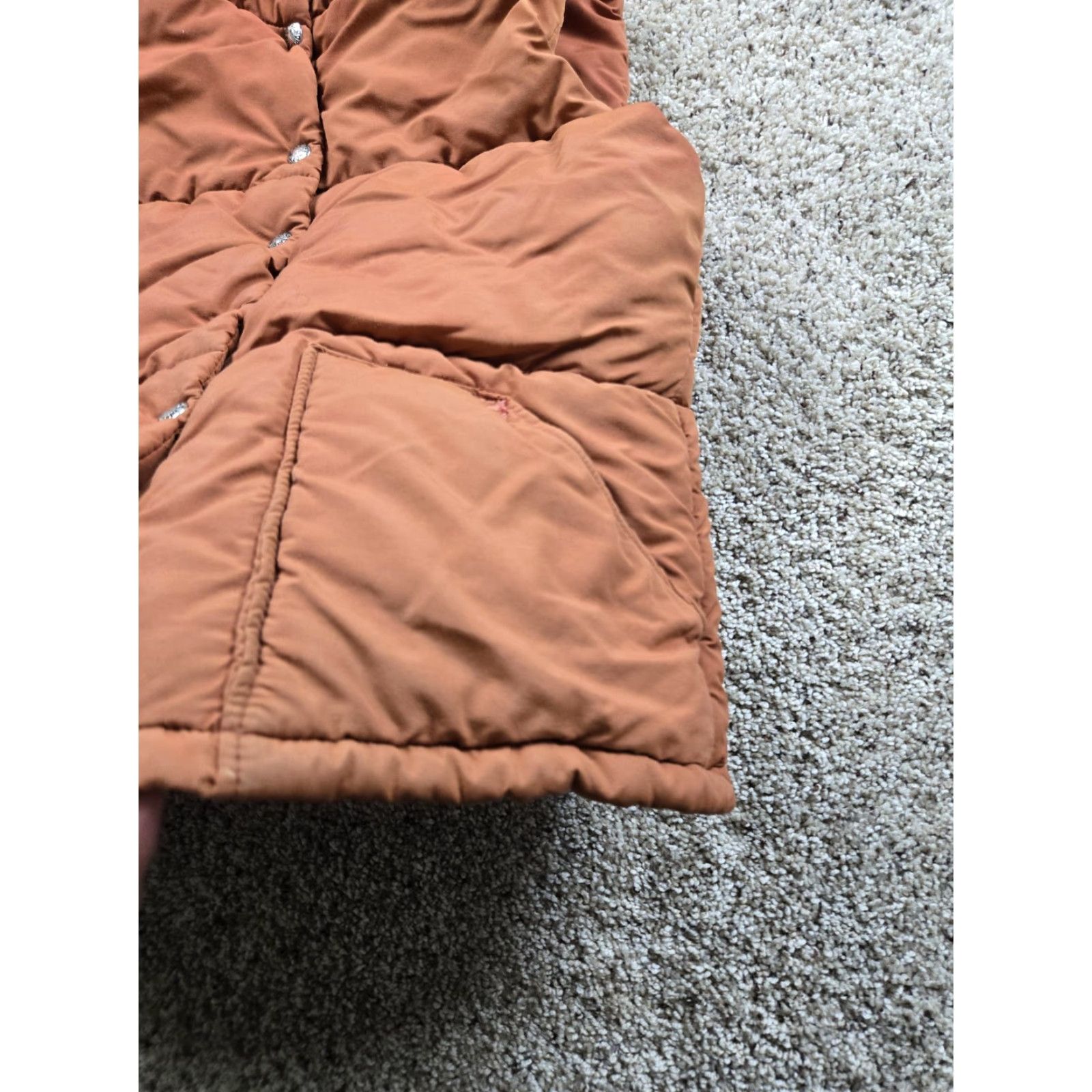 The North Face VINTAGE The North Face Vest Womens L Brown Quilted Puffer Snap USA Made 70s Size L / US 10 / IT 46 - 3 Thumbnail